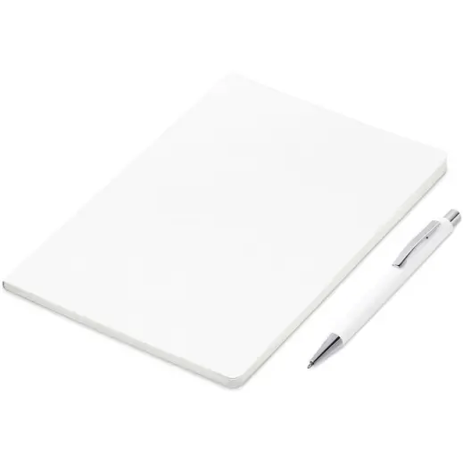 Altitude Nixon Notebook & Pen Set Solid White.